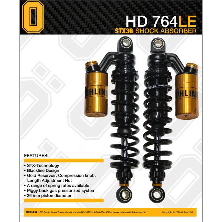 OHLINS オーリンズ リアサスペンション HD764LE ハーレー OHLINS オーリンズ リアサスペンション HD764LE ハーレー
