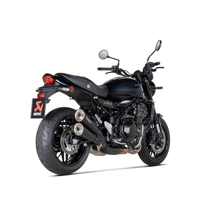 値下AKRAPOVIC スリップオンマフラー KAWASAKI Z900RS AKRAPOVIC（アクラポビッチ） スリップオンエキゾーストシステム BLACK