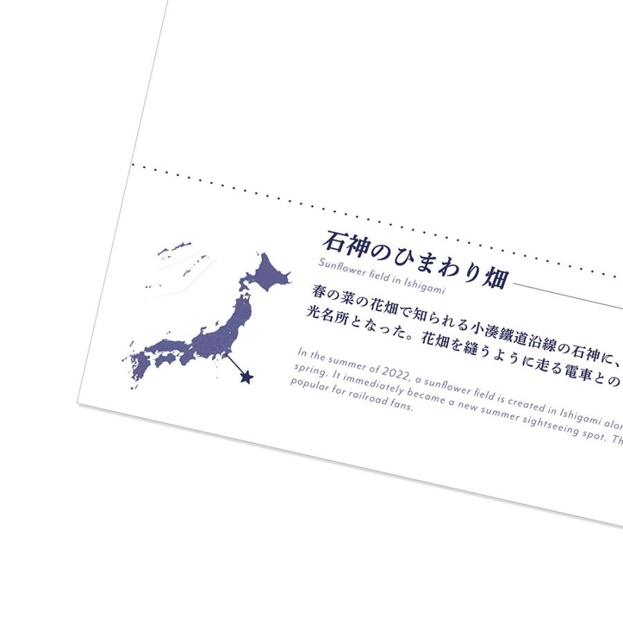 日本の絶景ポストカード 〜夏〜 石神のひまわり畑/千葉 pas-pol