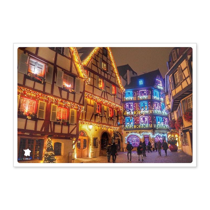 世界の絶景ポストカード 世界のクリスマス コルマールのクリスマス フランス いろはショップオンライン 通販 Yahoo ショッピング