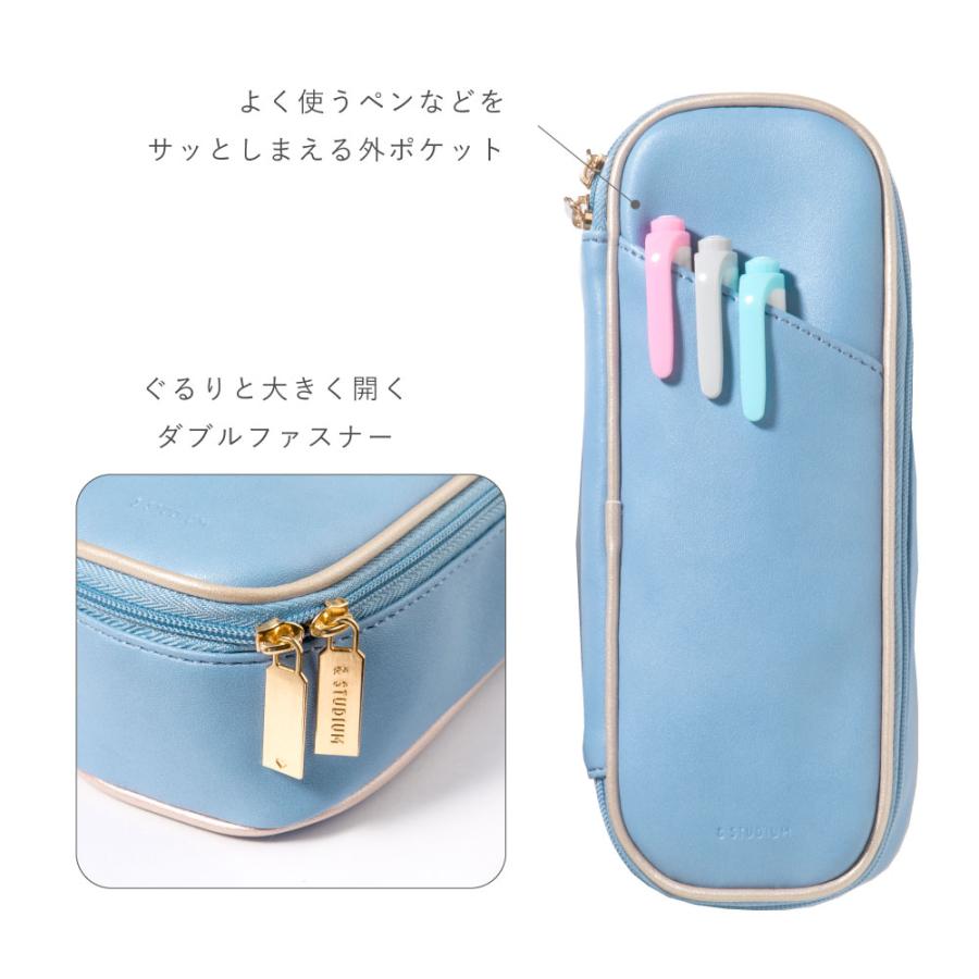 &studium PEN CASE ペンケース 筆箱 大容量 スリム おしゃれ かわいい シンプル 新学期 入学 学生 人気 |  | 11