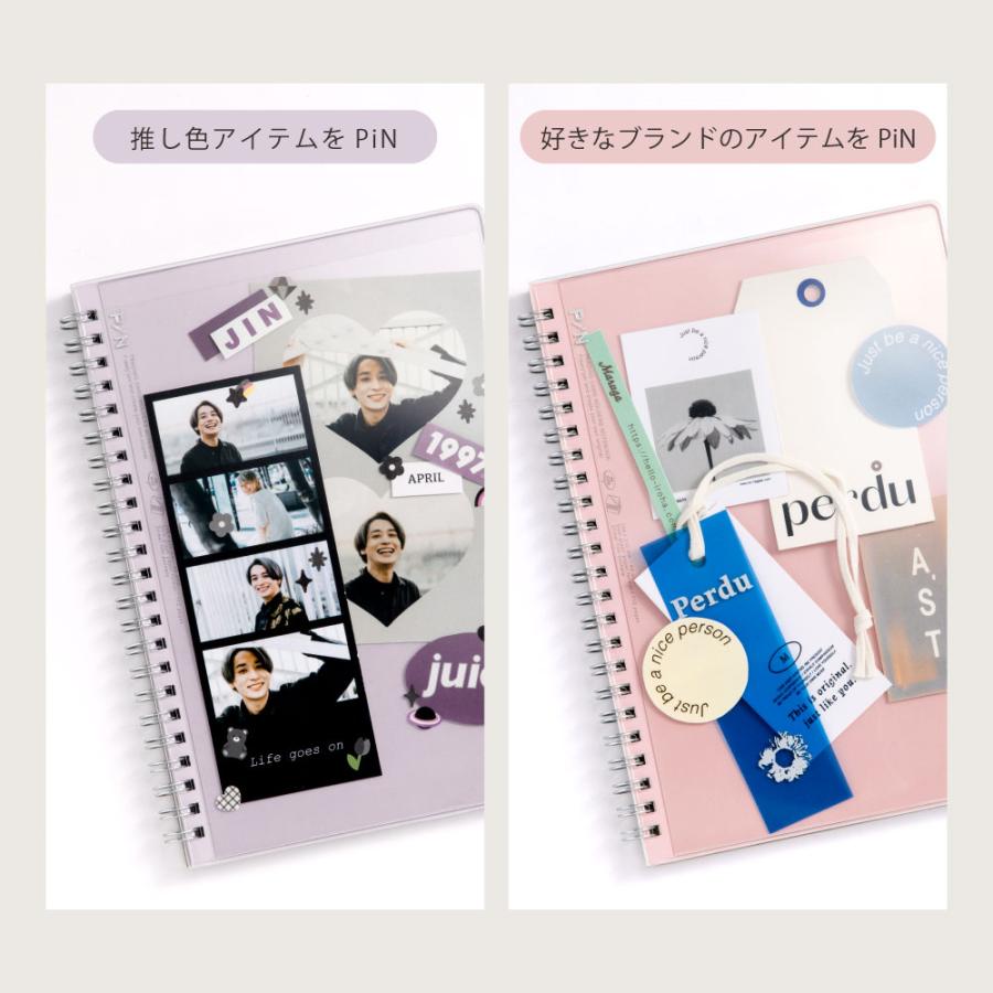 A5 リングノート デコノート スクラップブック 推し活 オタ活 メンカラ