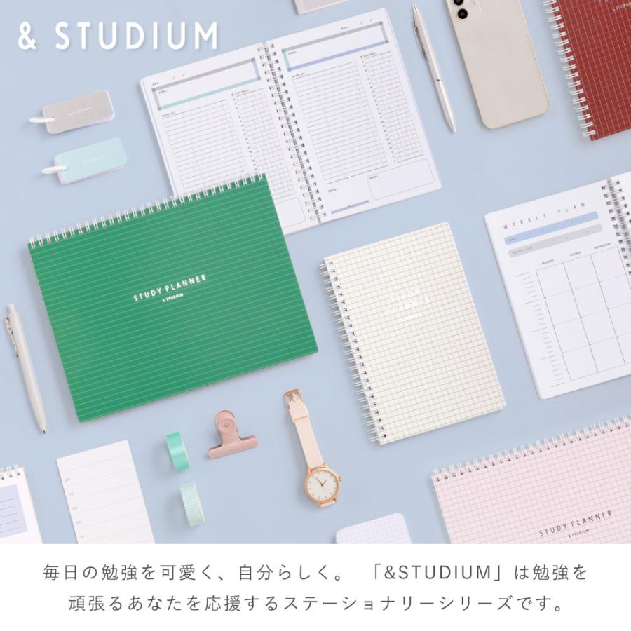 スタディプランナー デイリー チェック柄 ノート 勉強用手帳