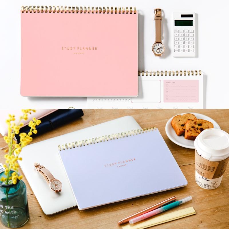 2冊までメール便可 スタディプランナー リングノート Study Planner 手帳 勉強 計画 受験 ステーショナリー スケジュール ピンク Gssw Gssw いろはショップオンライン 通販 Yahoo ショッピング