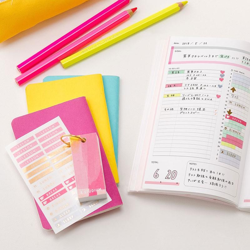 スタディプランナー Study Planner 単語帳 勉強 計画 受験 韓国 ステーショナリー スケジュール かわいいおしゃれ ピンク Gsw Gsw いろはショップオンライン 通販 Yahoo ショッピング