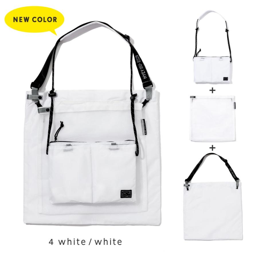 サコッシュ 3way ショルダーバッグ フェス 小さめ 大容量 レディース メンズ 斜めがけ アウトドア トリオバッグ HYEY TRIO BAG htb｜tonary｜22