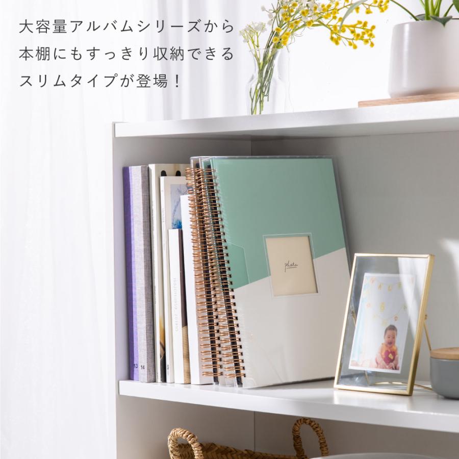 アルバム スリム ましかくアルバム 3冊セット 大容量 手作り ポケット