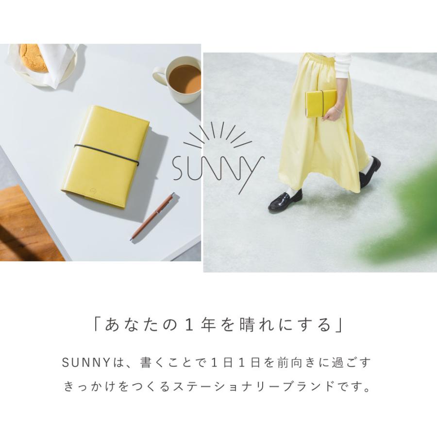 手帳カバー 手帳 SUNNY サニー マンスリー 手帳用 レザーフラップマルチカバー 2026年 B6 本革 レザー 牛革 カバー l-lsmcfmの画像