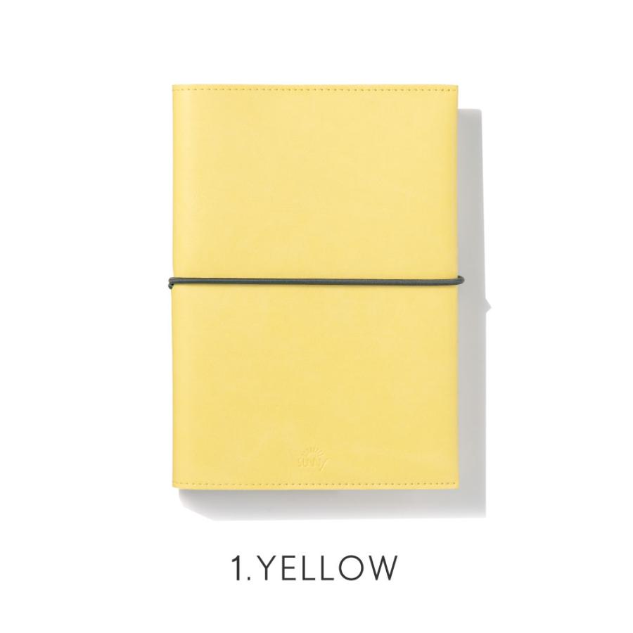 手帳 スケジュール帳 フリーデイリー サニー スタンダードカバー《2026