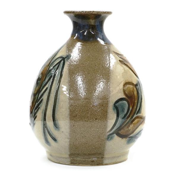 送料無料】【骨董品】人間国宝☆金城次郎作☆丸壺☆小壺☆徳利☆置物 