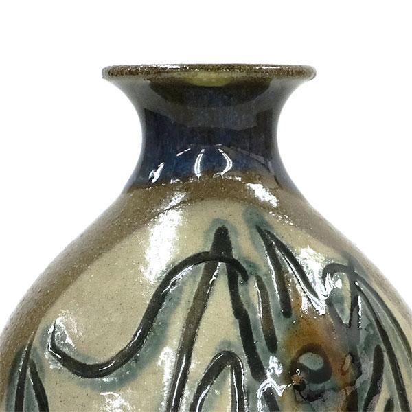 送料無料】【骨董品】人間国宝☆金城次郎作☆丸壺☆小壺☆徳利☆置物 