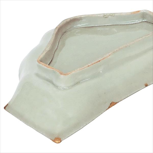 古伊万里 染付 六寸皿 花尽くし 江戸時代 金直し 金継ぎ アンティーク