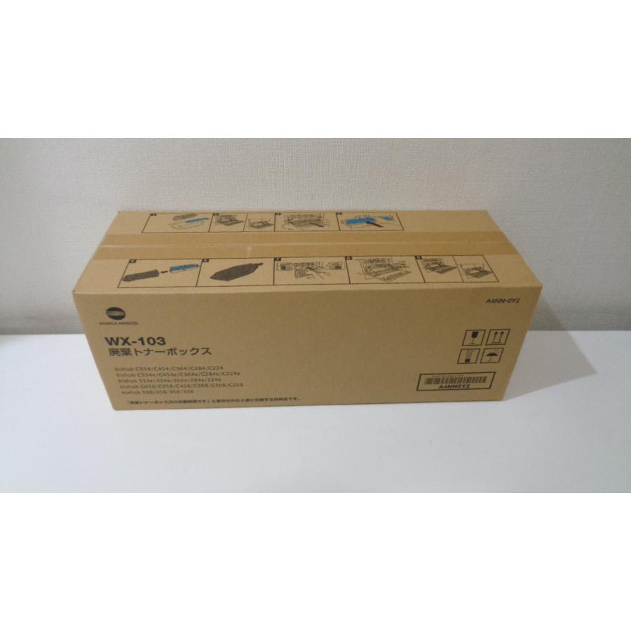 コニカWX103廃トナーボックス純正品 外箱少しへこみあり : トナー
