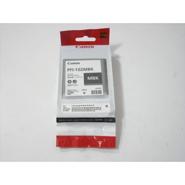 キヤノン（Canon） キャノン PFI-102MBK 純正品 推奨使用期限2022年1月