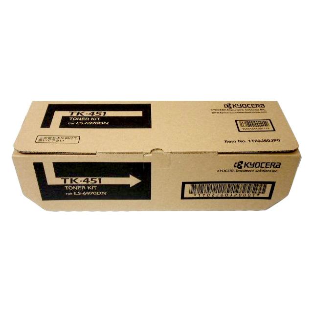 KYOCERA 京セラミタ TK-451 トナーカートリッジ 純正品未開封 1本 外箱  