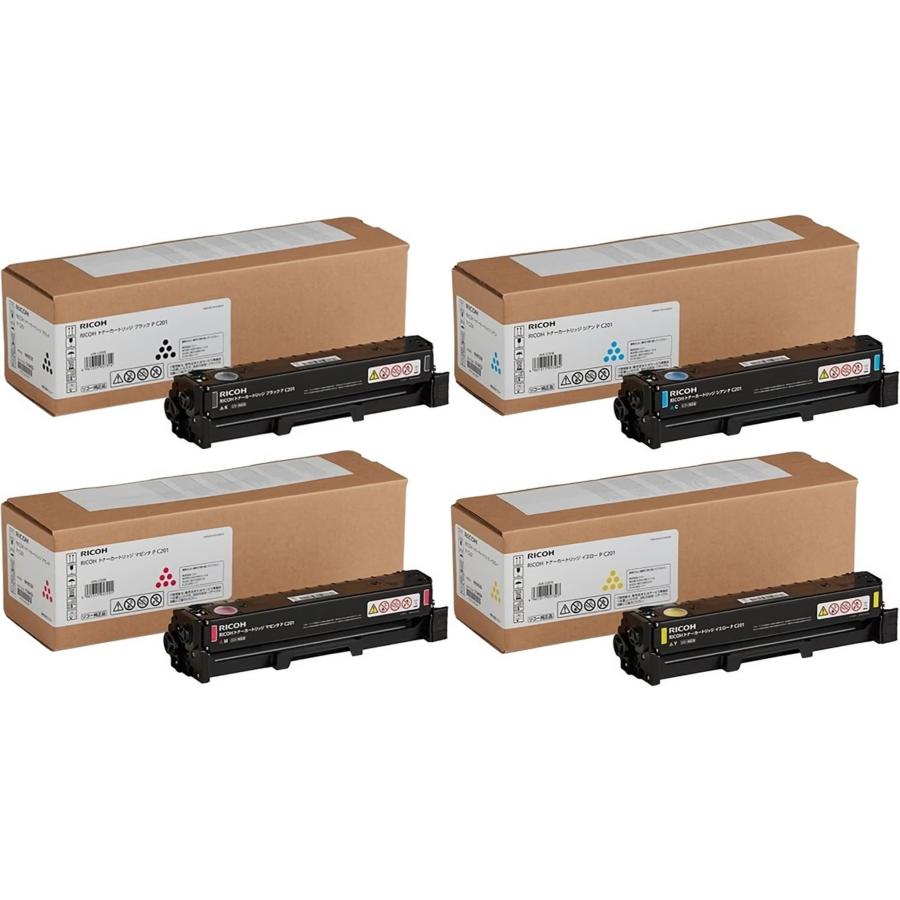 RICOH トナーカートリッジ P C201ブラック・シアン・マゼンタ・イエロー