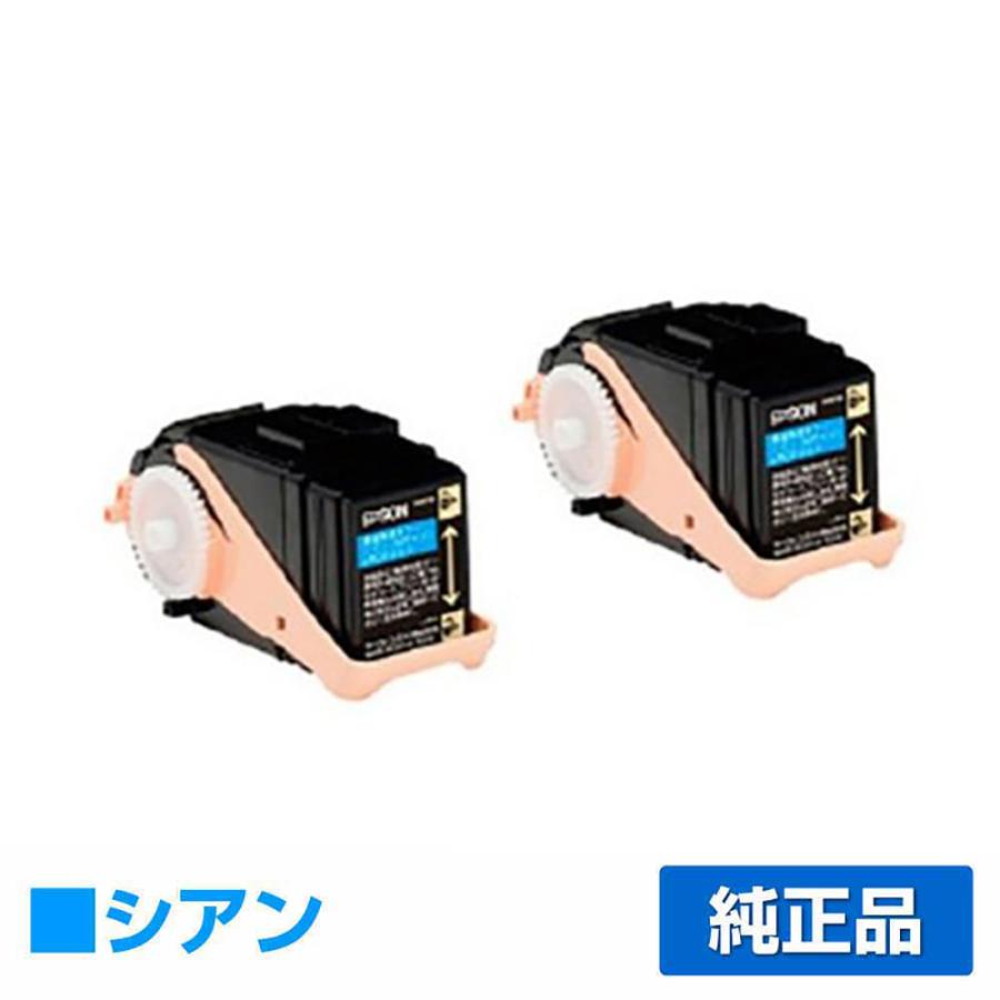 エプソン EPSON 環境推進トナーLPC3T31CPV シアン/青2本 純正 Mサイズ  