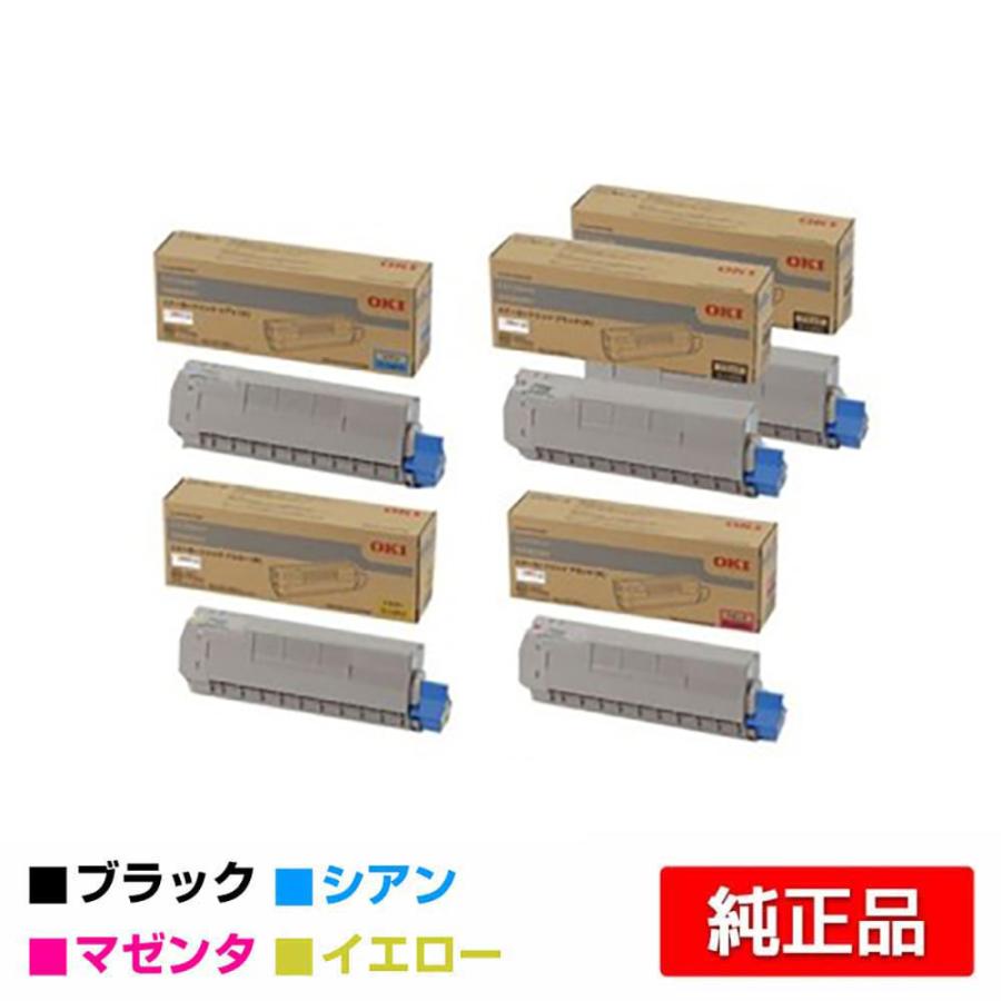 Y475-49 OKI 純正トナー　C612dnw TC-C4DK2 他まとめて COREFIDO 沖データ OKI TC-C4DK2/C2/M2/Y2トナーカートリッジ 4色