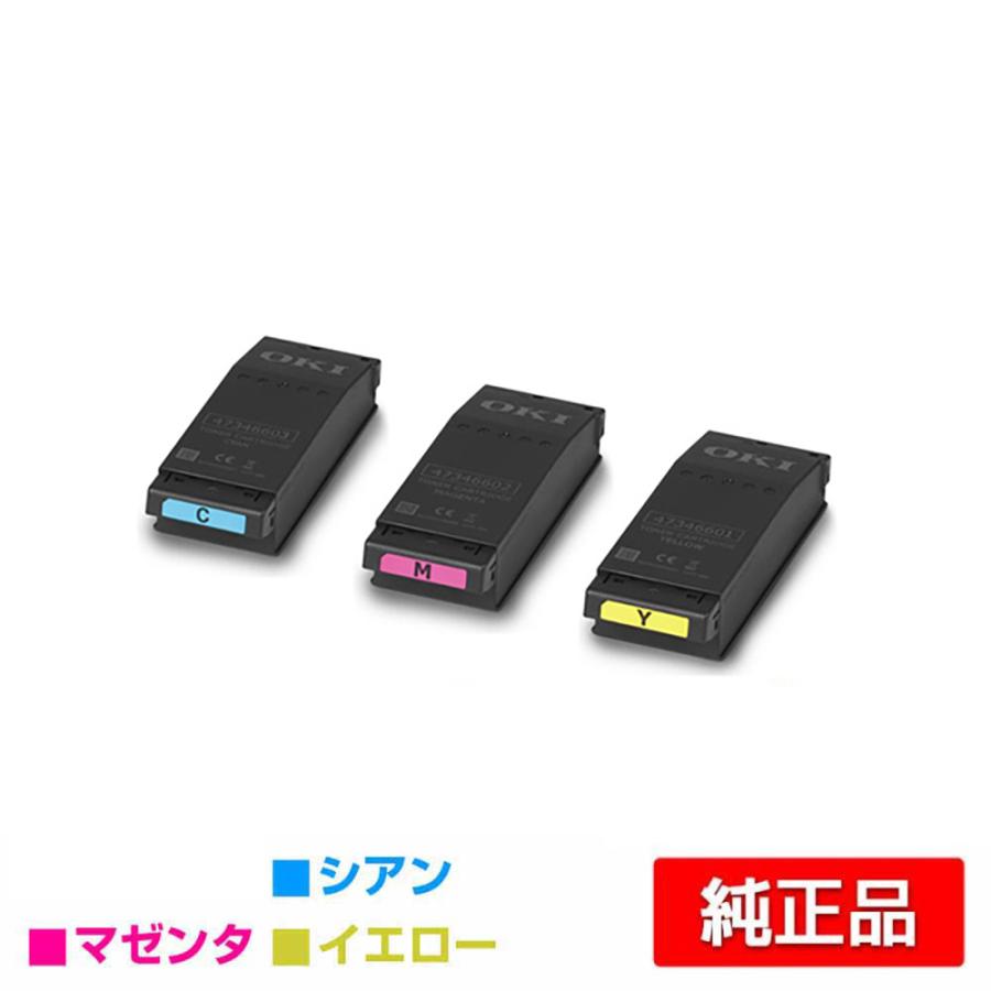 OKI トナーカートリッジ イエロー マゼンタ 各1個 OKI 純正 TNR-C3L2