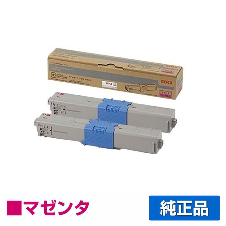 COREFIDO 沖データ OKI TC-C4AM1トナーカートリッジ 赤2本/マゼンタ