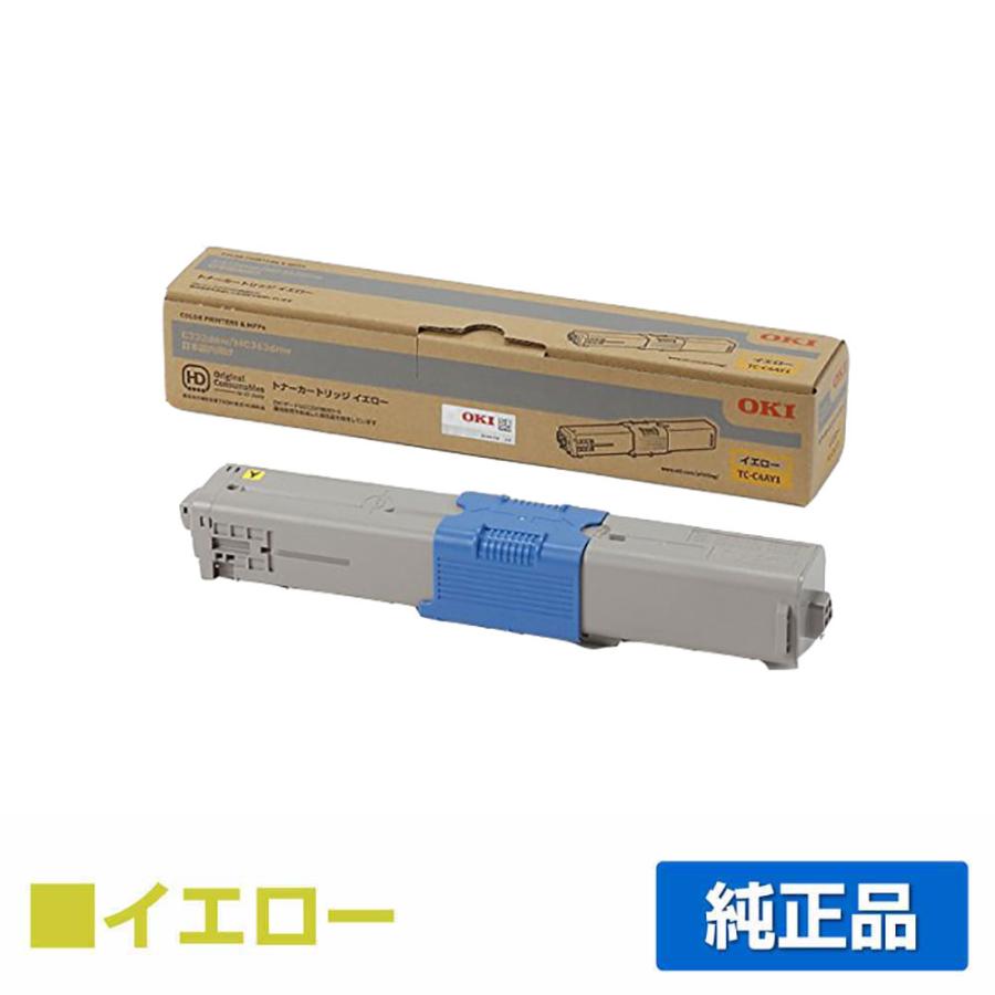 ほぼ元値OKI トナー　 TC-C4AY2 .AC2.AM2.AK2　1セット COREFIDO 沖データ OKI TC-C4AY2トナーカートリッジ 黄/イエロー 純正