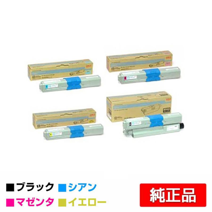 COREFIDO 沖データ OKI TNR-C4HK2/C2/M2/Y2トナーカートリッジ 4色大 