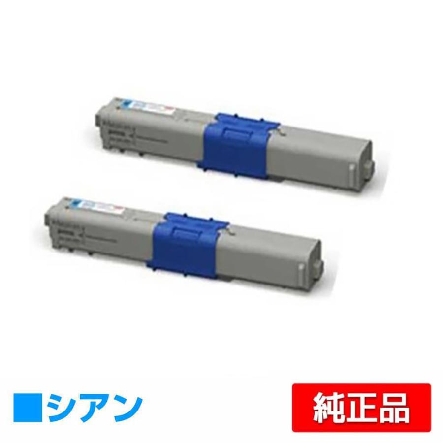 COREFIDO 沖データ OKI TNR-C4KC1トナーカートリッジ 青2本/シアン