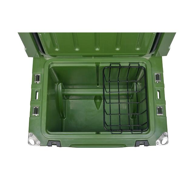ハードクーラーボックス タイヤ付き 42.6L アーミーグリーン pegoo HardCoolerBox TOW 45QT AG 保冷 アウトドア キャンプ BBQ_2