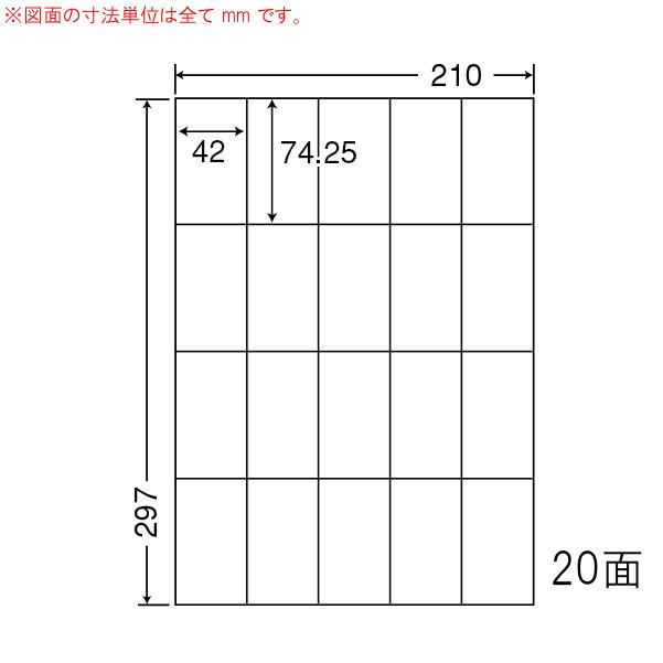 人気デザイナー （まとめ買い）CL-22A シンプルパック 6ケース 3000シート（1梱包×6） マルチタイプ 表示・商用ラベル 東洋印刷 ラベル、シール用紙