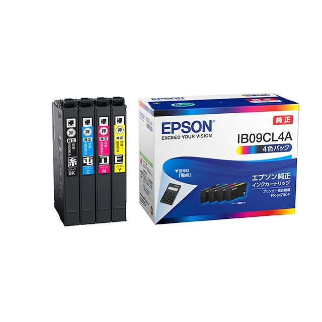 エプソン（EPSON） IB09CL4A 4色パック インクカートリッジ 純正（取寄