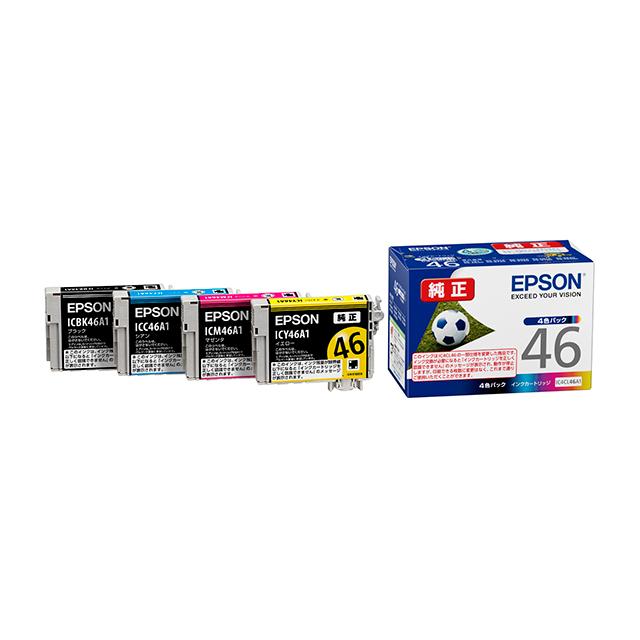 エプソン（EPSON） IC4CL46A1 4色パック インクカートリッジ 純正（取