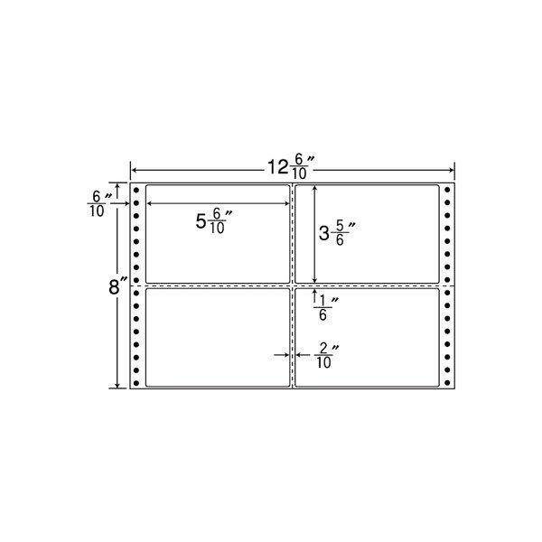 まとめ買い）MX12B ナナフォーム Mタイプ 10ケース 5000折 連続ラベル