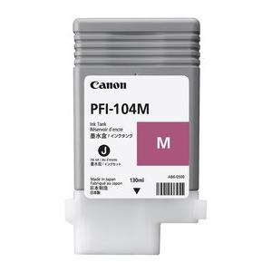 PFI-104M　4本セット キヤノン（Canon） PFI-104M 染料マゼンタ インクタンク 純正 3631B001