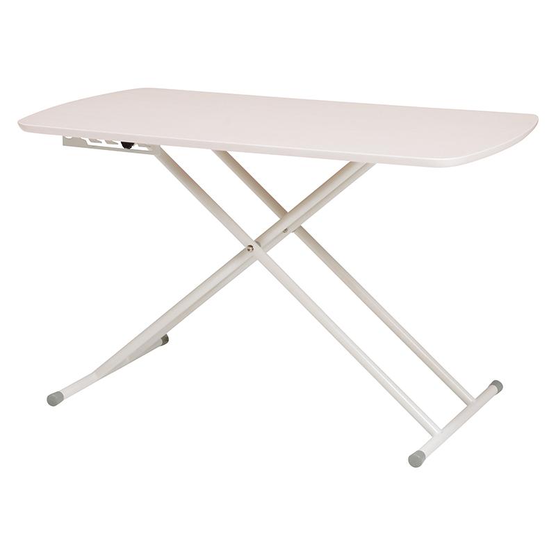 リフティングテーブル　KT-3182WS (約)幅100×奥行50×高さ30.5/43/52/59/64.5cm インテリア 寝具 収納　テーブル　その他 2020