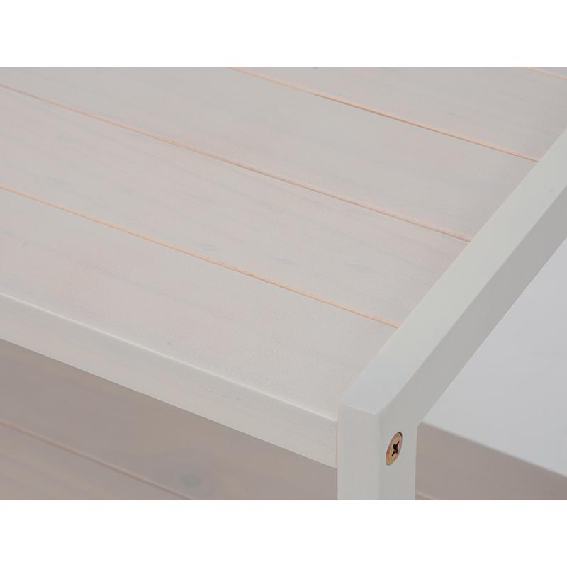 ラック  マルチに収納 ラック 幅75×奥行28×高さ95cm ウオッシュホワイト | 家具 おしゃれ リビング ダイニング 居間 台所 エレガントの画像