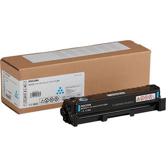 【RICOH 純正】トナー P C201 3色セット(ブラック・シアン・イエロー リコー（RICOH） トナーカートリッジ シアン P C201（514452） 純正品