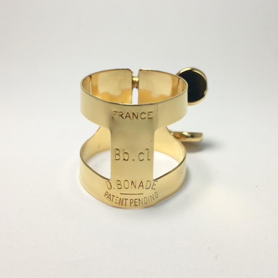 リガチャー B♭クラリネット ボナード 逆締めゴールドプレート