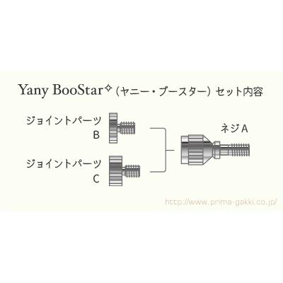 サックスネック止めネジ ヤナギサワ Yany BooStar（ヤニー・ブースター