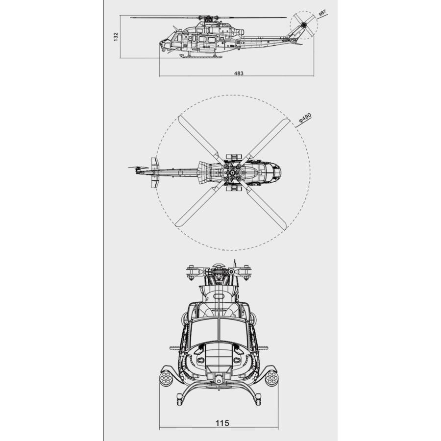 GOOSKY E2 スケールヘリコプター UH-1Y 送料無料の画像