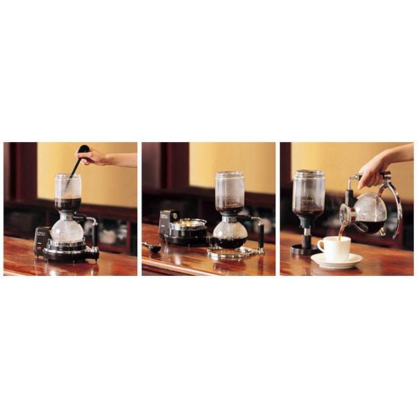 ツインバード サイフォン式コーヒーメーカー CM-D854BR 取寄品／着日