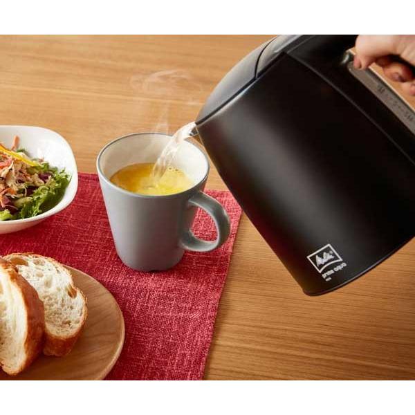 Melitta メリタ プライムアクア ミニ 1L ブラック 電気ケトル MKE18-3S