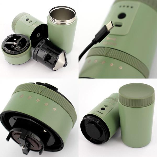 BRUNO 電動ミルコーヒーメーカー BOE080 [ カーキ ] BRUNO ブルーノ 電動ミルコーヒーメーカー カーキ 1cup BOE080-KH