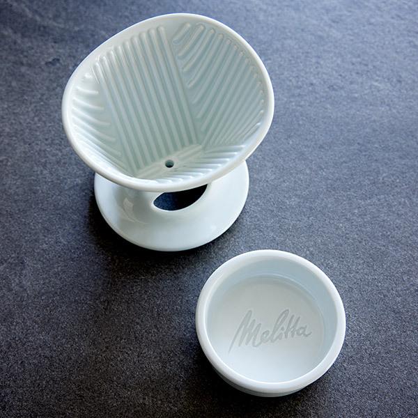 Melitta メリタ プレミアムフィルター 1x2 PF-WH 2〜4杯用 波佐見焼