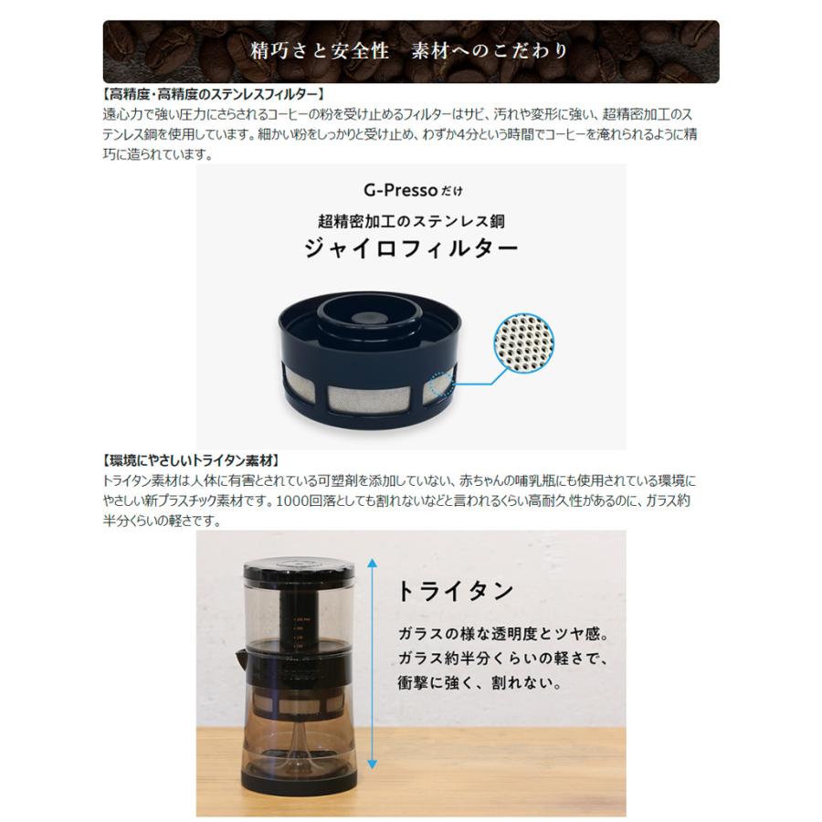 ジャイロプレッソ コールドブリュー コーヒーメーカー G-PRESSO ジャイロプレッソ コールドブリュー コーヒーメーカー G-PRESSO