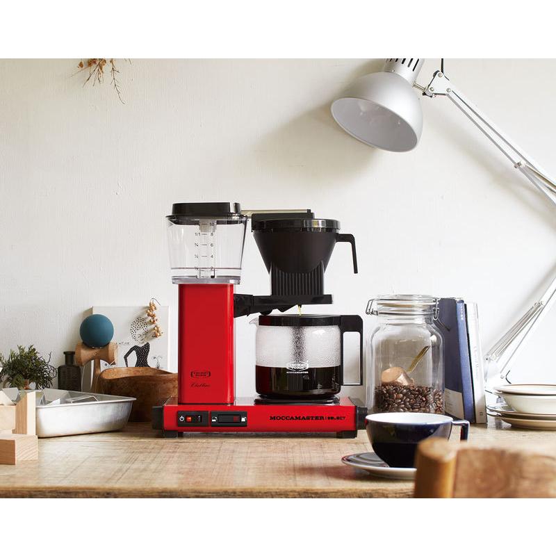 モカマスター KBG SELECT レッド 4～10杯用 コーヒーメーカー モカマスター KBG SELECT レッド 4〜10杯用 コーヒーメーカー 取