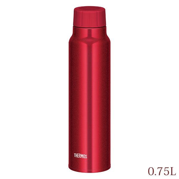 THERMOS サーモス 保冷炭酸飲料ボトル FJK-750R レッド 750ml｜tonya