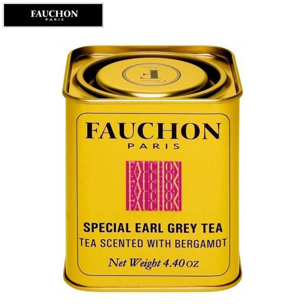 FAUCHON フォション アールグレイ 125g 紅茶 リーフティー （缶入り）｜tonya
