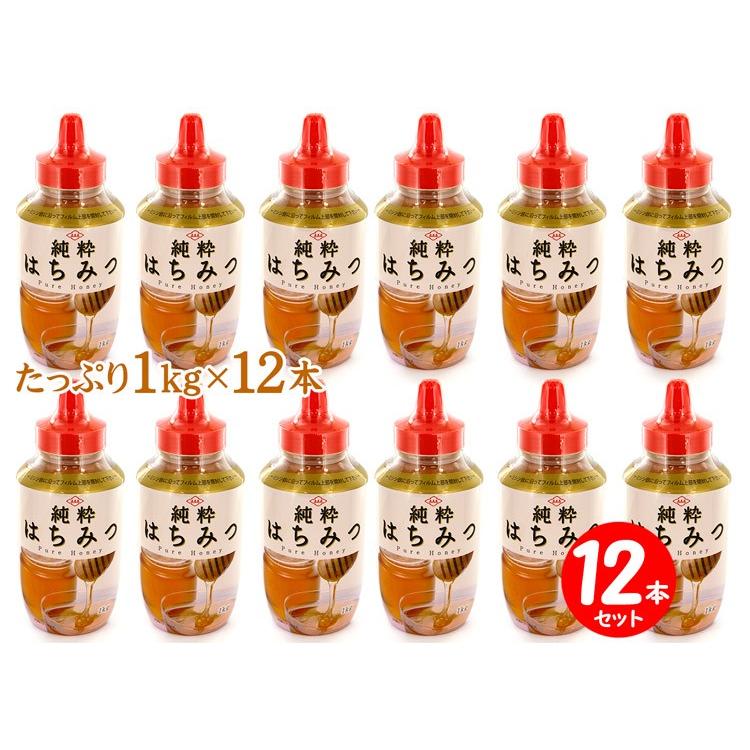 純粋はちみつ 中国産 1kg×12本セット : FRESH ROASTER珈琲問屋 Yahoo