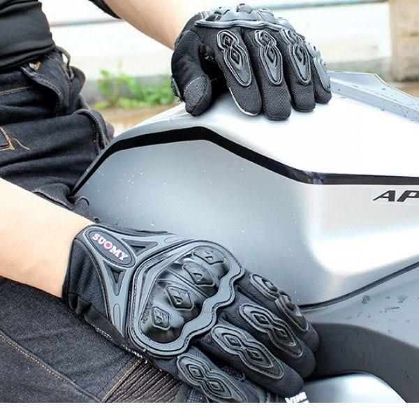 バイクグローブ 夏用 秋 春 メッシュ 防水 スマホ 赤 黒 青 ツーリング