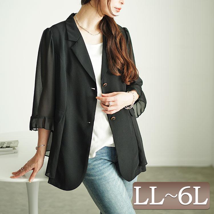 GOLDJAPAN 大きいサイズ レディース アウター ジャケット テーラード 5